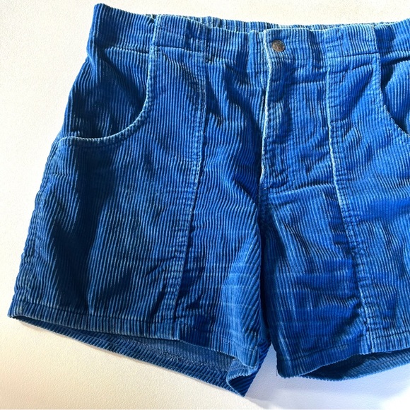 OP Pants - Vintage OP Ocean Pacific blue corduroy shorts 33